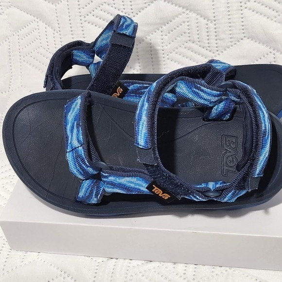 Teva Sandals Kids Hurricane XLT2 Blue Sport Size 1 Active Outdoor Beach Comfort - Picture 3 of 7